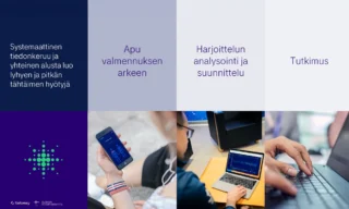 Havainnekuva pitkäjänteisestä datan keräämisen hyödyistä.